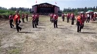 兰村金芙蓉舞蹈队6.24庙会踩街演练《天蓝蓝