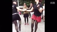 陶然水兵舞马王爷组合打点即兴表演