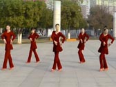 高安子君广场舞竹鞭