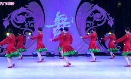 杨艺艺子军星月广场舞《草原风吹过》背身