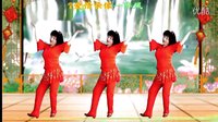 2016最新吕芳广场舞《爱情一阵风》正背面及