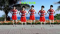 简单的吕芳广场舞《请到天涯海角来》正背面