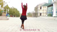 穿心村文雯广场舞《微信爱》背向动作演示