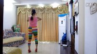 昆山美娜子广场舞    感觉自己萌萌哒：背面演