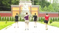 文雯穿心村广场舞视频  西班牙恰恰