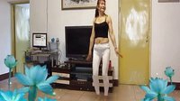 米悠悠广场舞《炎黄子孙》 快四版.下载