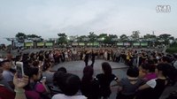 边走边舞—马王爷组合现场表演北京水兵舞第