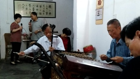 汉剧《盘夫》在排练中视频