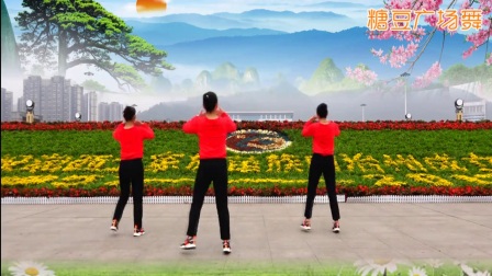 吉美广场舞《童年》健身操 背面
