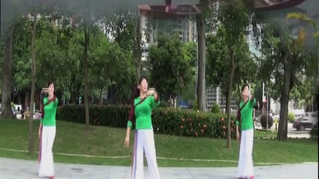 翩翩起舞广场舞《江南柳》春英  华英 云