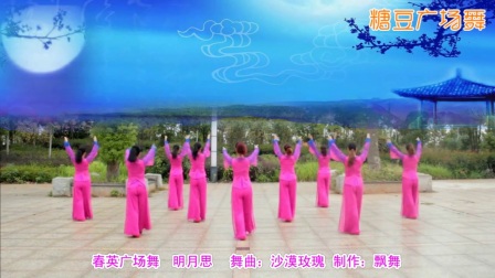刘春英广场舞《明月思》背面