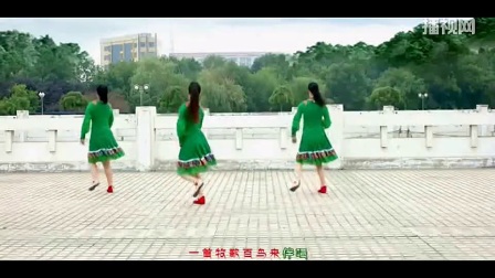 云裳广场舞《马背上的情歌》背面演示