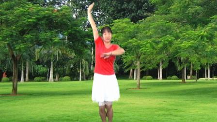 宇美广场舞《如果情还在》背面演示及口令教