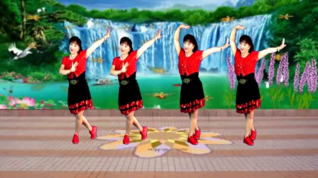 吕芳广场舞 原创《真的没骗你DJ》简单动感正背面及分解动作下载