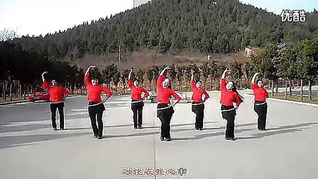 广场舞《又见山里红》附演示分解动作