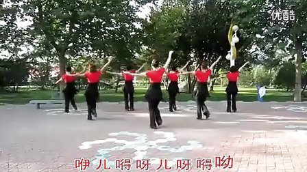 周思萍广场舞《山丹丹花开红艳艳》标清