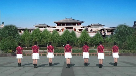 杨艺立华广场舞《谁不说俺家乡好》 舞之缘
