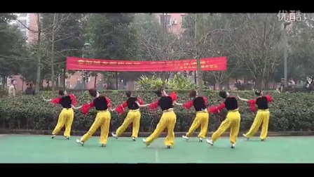 周思萍广场舞系列《新疆舞》背面