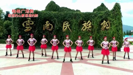 格格广场舞《溜溜的山寨溜溜的醉》正面演示