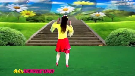 2017最新吕芳广场舞《福门开好运来》正背面加分解动作下载