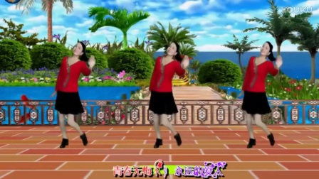 2017最新广场舞教学《追梦人》正反面演示超