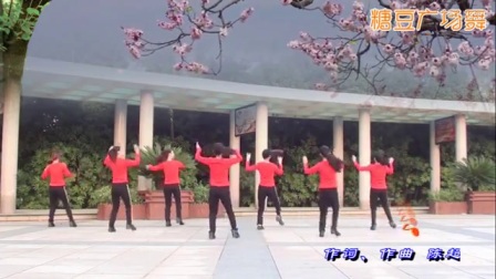 茉莉广场舞《老公老公我爱你》背面