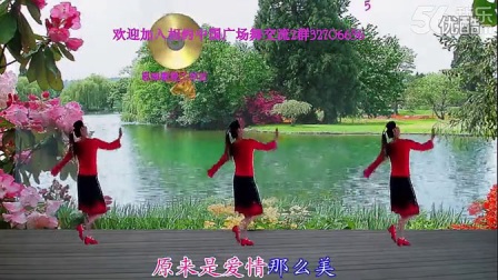 金灿灿广场舞《又见两只蝴蝶飞》高清