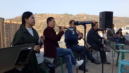 陕北唢呐安建琴一家人唢呐
