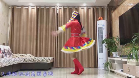 新生代广场舞《久违的卓玛编舞雨夜》超清3