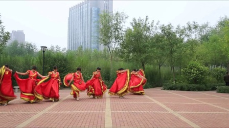 沙河市快乐节拍广场舞《踏歌起舞》