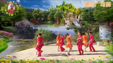 浦城小熊广场舞双人舞《你的笑容》李开心