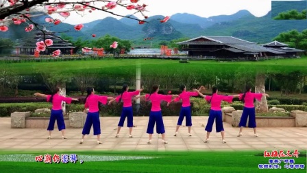 春英广场舞《红梅花又开》原创附教学