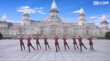 无锡格格广场舞《中国梦》正背表演 高清