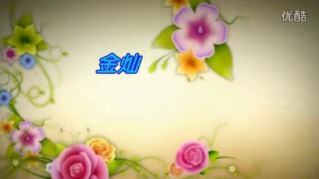 金灿灿广场舞《花桥流水》正反面演示附分解