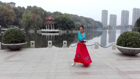 滁州市莲心湖公园广场舞《天赐缘》编舞 应