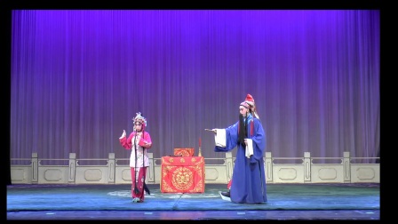 汉剧梅尤镇彩排汉剧班学生