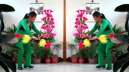 糖豆广场舞《连厢舞幸福歌背面》刘华广场舞