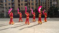 学跳刘荣老师广场舞《秧歌扭起来》武汉市江