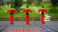 广场舞《火火的姑娘》分解动作 云裳背面教