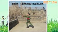 応子广场舞《给青春理个短头发》背面