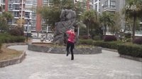 高安子君广场舞《花桥流水》（附背面和分解）