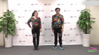 格格广场舞水兵舞《最真的梦》正背面演示与