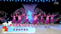 杨艺応子广场舞《金达莱盛开的地方》（背面演