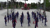桃溪寺红霞广场舞《红红的对联火火的歌》