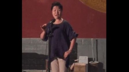 美女唱蒲剧《三对面》  暂将怒气腹中咽