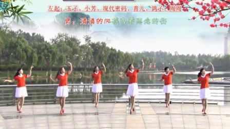 青儿广场舞《三生石上一滴泪》水兵舞 含背