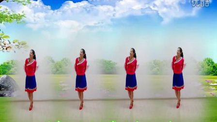 金灿灿广场舞《草原走出的姑娘》附背面演示