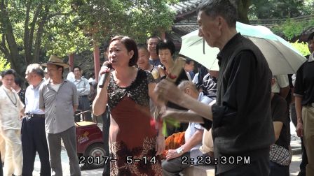 宁波市中山公园戏迷演唱甬剧选段