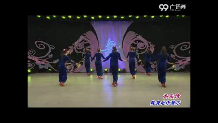 王广成广场舞中国美广场舞大全十六步(8)