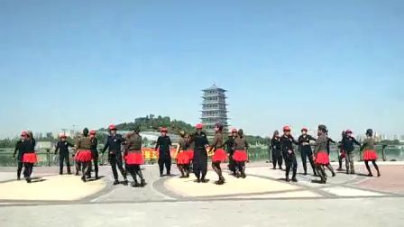 陶然亭第九套水兵舞《张玉龙水兵舞》纺织城